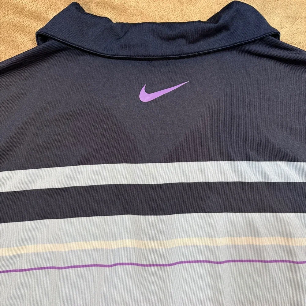 Nike Golf Dri-FIT Golf Polo - Blue/Purple - XXL‎